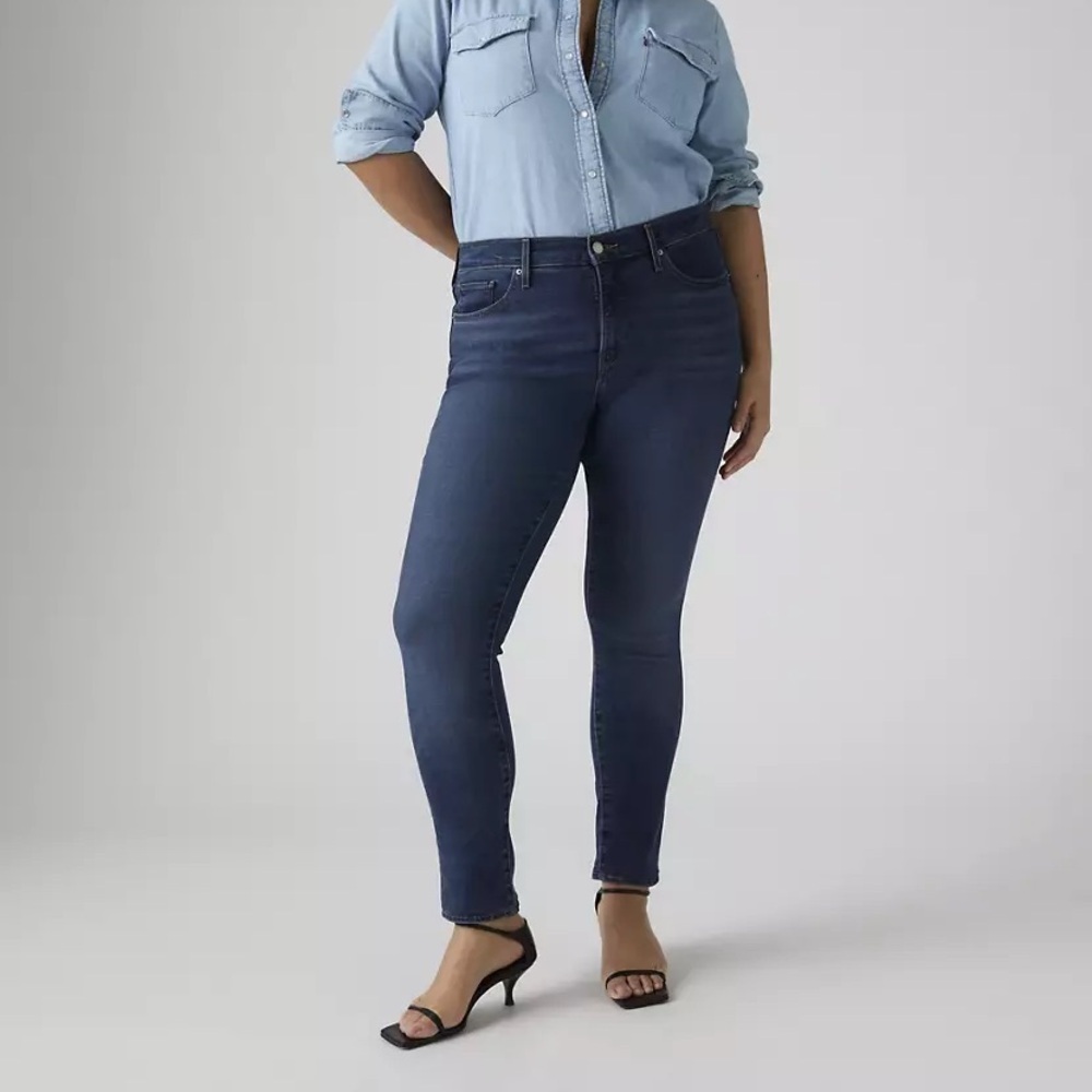 Levi’s 311 Shaping Skinny Jean Dark Wash Stretch Size 36 With 28”L Maui Views